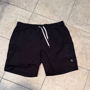 Vuori Men's Black Athletic Shorts